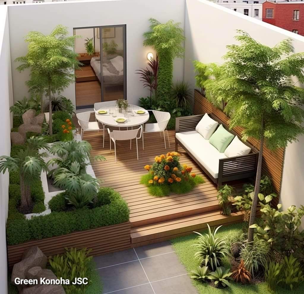 thichsanvuon's tweet photo. 🍀🥳Tuyển tập mẫu sân vườn nhỏ 20 - 50m2 - không gian thư giãn cho cả gia đình ! 
Mời cả nhà tham khảo &amp; góp ý ạ ! https://t.co/vwCYIghNni