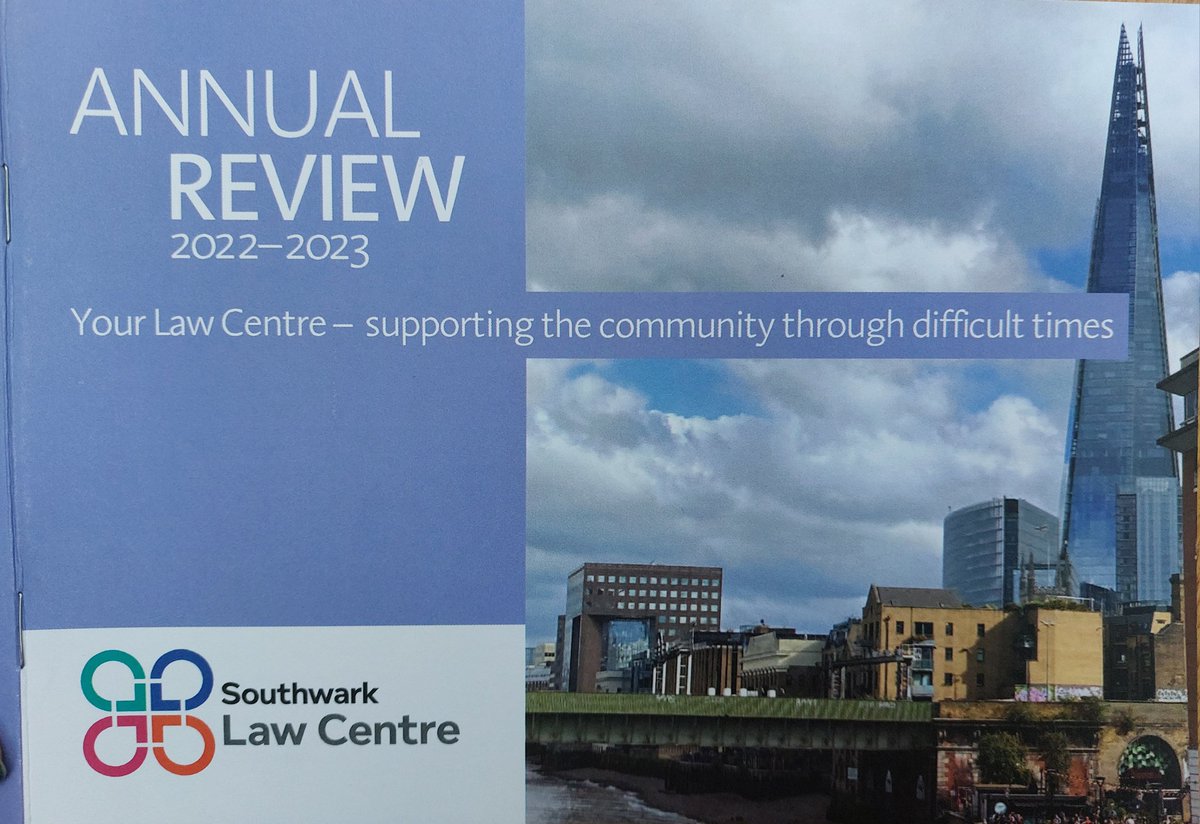 It's always inspiring to attend @SouthwarkLawCen AGM & this year was particularly impressive. Representing, advising & campaigning - from housing to planning & now education. A well-deserved reputation as one of the best law centres in the country #socialjustice #equality