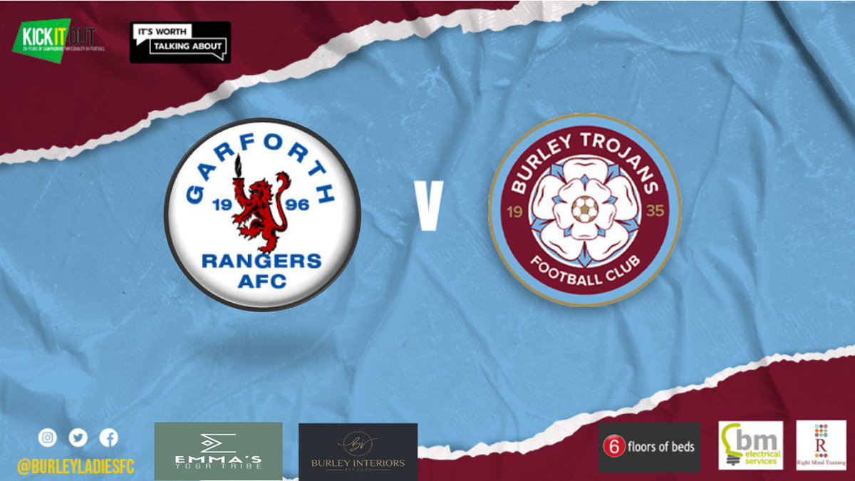 Back to league action this week 
🗓️ 19.11.23
🆚  <a href="/GR_LFC/">Garforth Rangers Ladies FC</a> 
🏆 <a href="/WRCWFL/">West Riding County Women's Football League</a> 
⏰2pm KO
🏟️Ninevah Playing Fields, WF10 2EW

All support welcome as always. 💙💜

#TROGGS 

<a href="/BTJFC1/">Burley Trojans Juniors</a> <a href="/BurleyTrojansFC/">BurleyTrojansFC</a>
