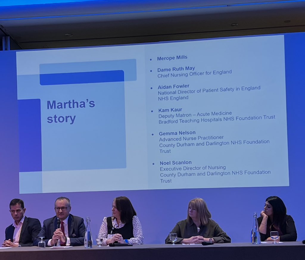 An honour & privilege at the #CNOSummit2023 listening to @meropemills’s and the vital importance of #MarthasRule to patient safety. Discussing the implementation of #C4C @CDDFTNHS with @ScanlonNoel @CNOEngland @aidanfowler1000, encouraging #CNOteam for further implementation 🙌🏼