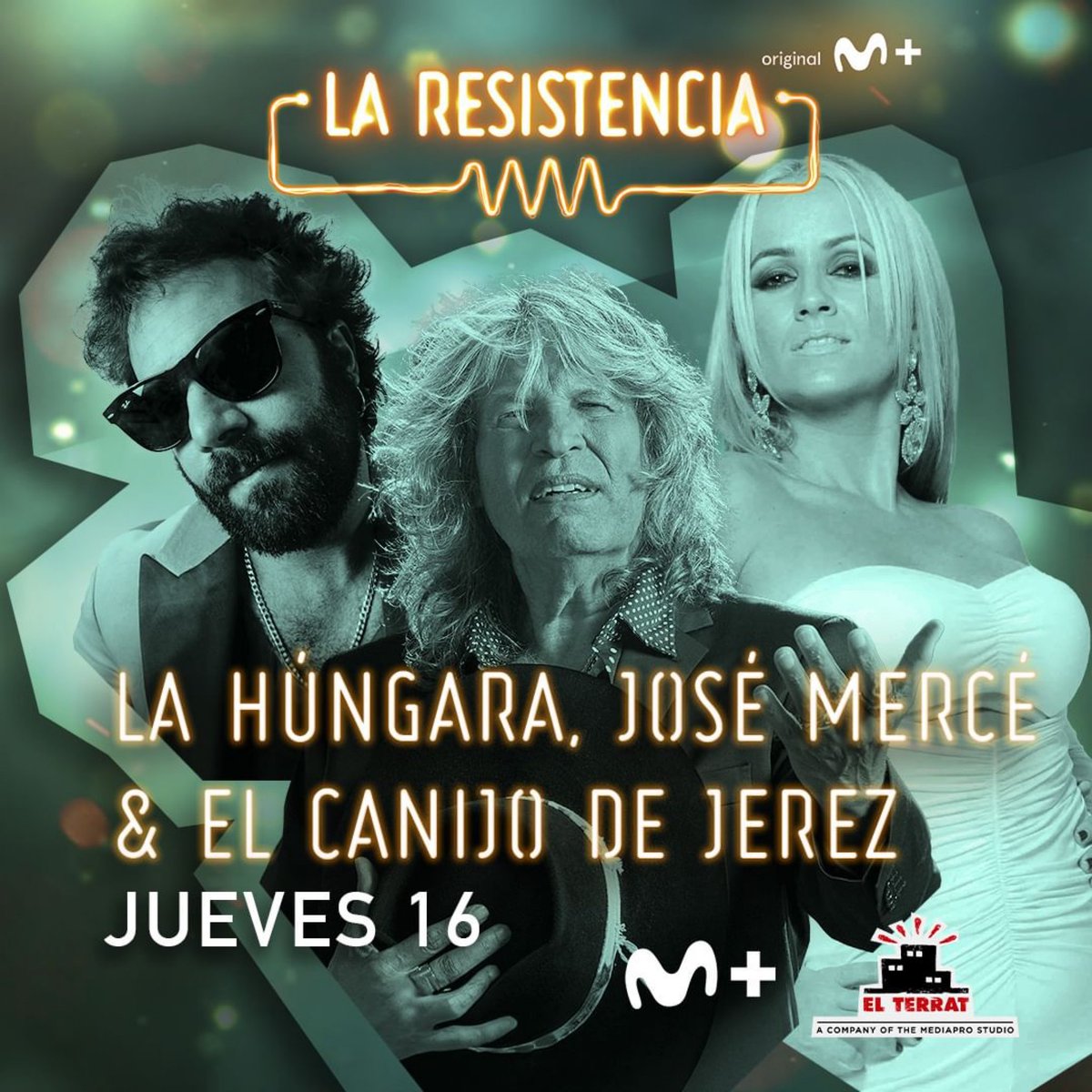 ElCanijodeJerez's tweet photo. Feliz día del Flamenco… ✨🌙
Hoy vamos a pasar un buen rato en La Resistencia @LaResistencia de @MovistarPlus junto a los grandes @josemercemusic y @LaHungaraSpain 
No se lo pierdan queridxs terrícolas.

#LaResistencia #ElCanijoDeJerez #JoséMerce #LaHungara #DavidBroncano https://t.co/L6IvkQhJS4