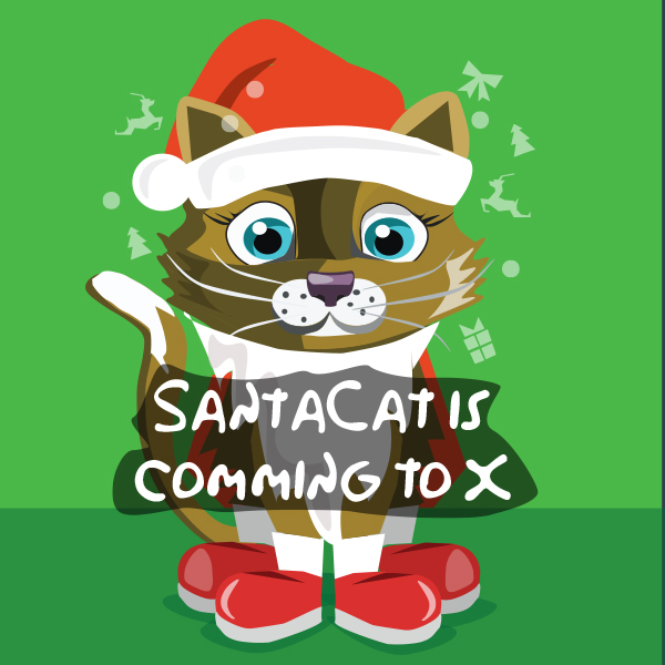 SantaCat NFT DROP is comming to X 😽😻