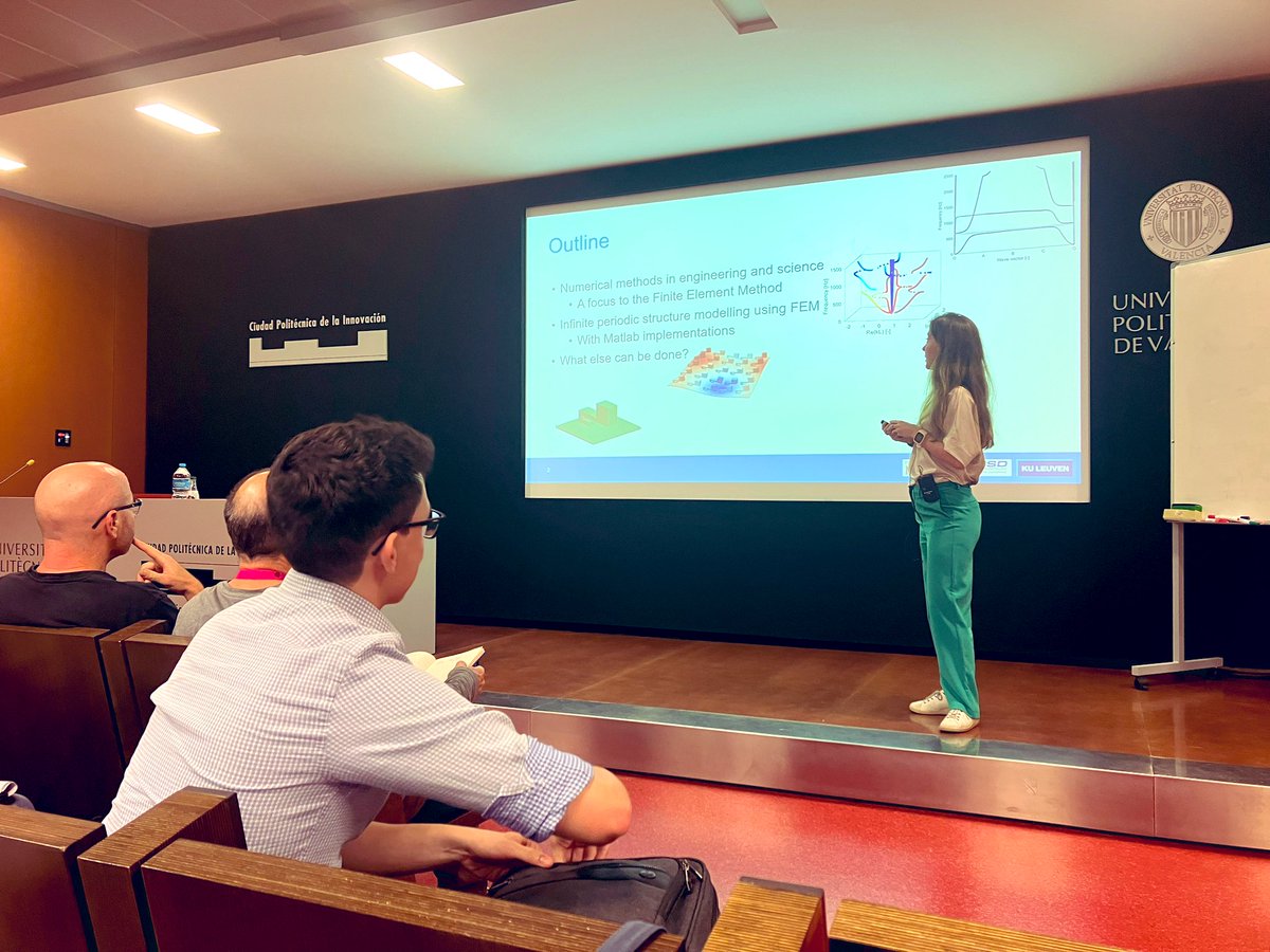 This afternoon Dr. Elke Deckers is giving a lecture on numerical methods, focusing on finite-elements and periodic systems.

More information on tsmeta.blogs.upv.es