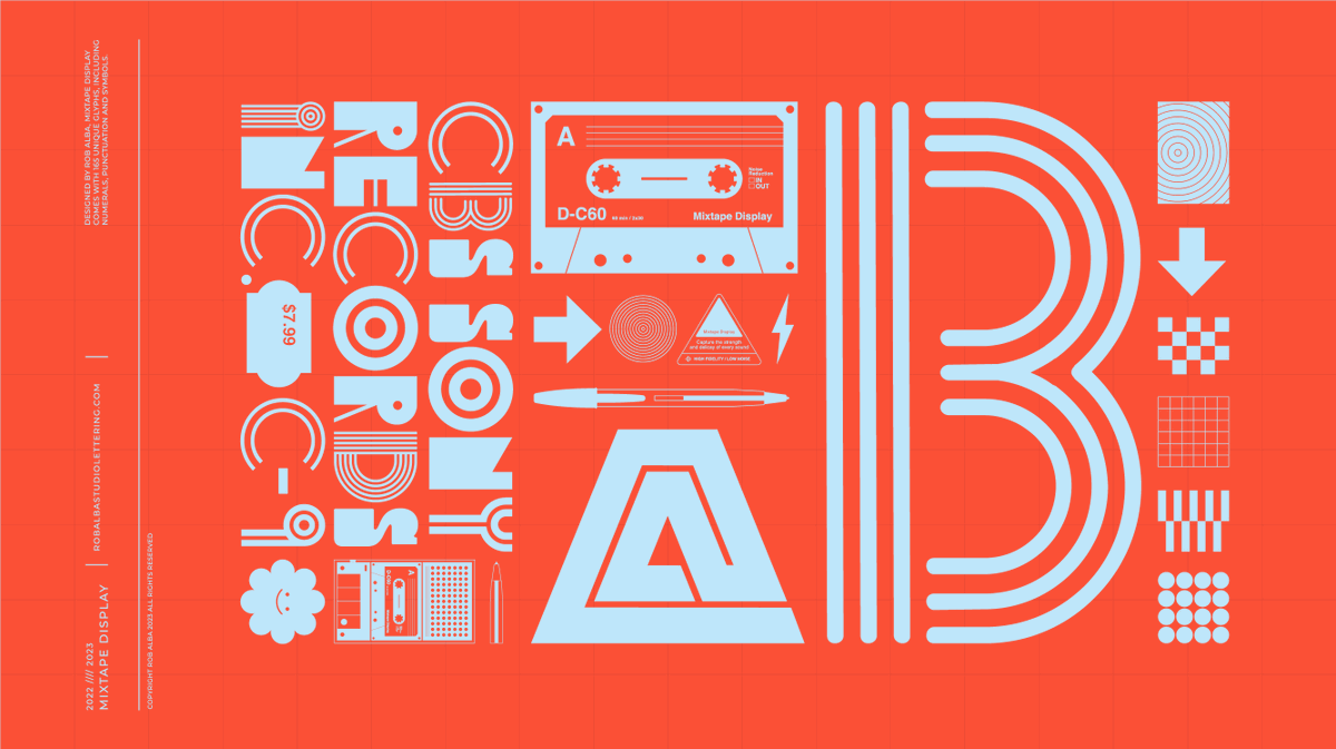 RA_Lettering's tweet image. GM! Currently working hard on the final stages of Mixtape Display. :)