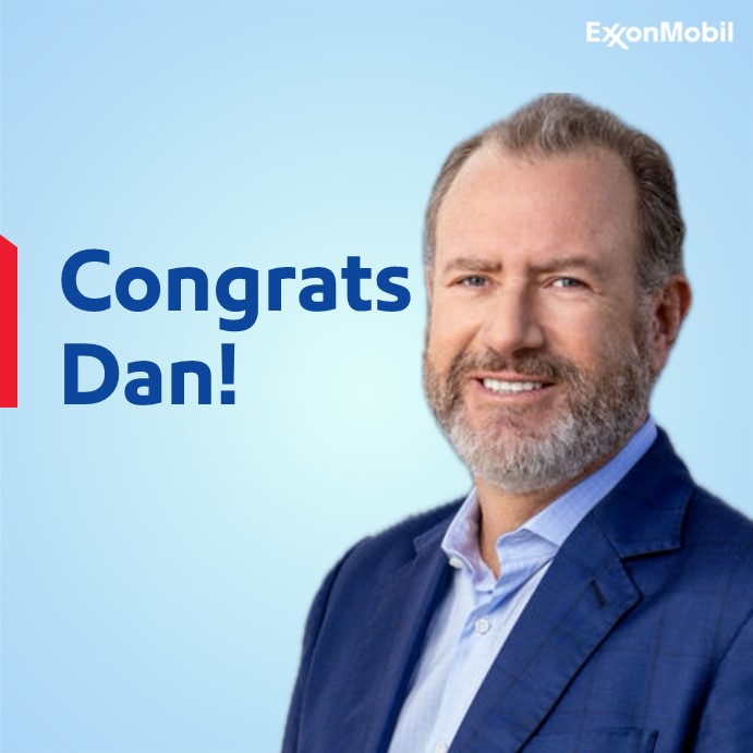 Meet Dan Ammann – one of the world’s 100 most influential climate leaders in business.

Congrats to our Low Carbon Solutions president on making the #Time100Climate list from @Time. 

Read more here: exxonmobil.co/49BWwM9