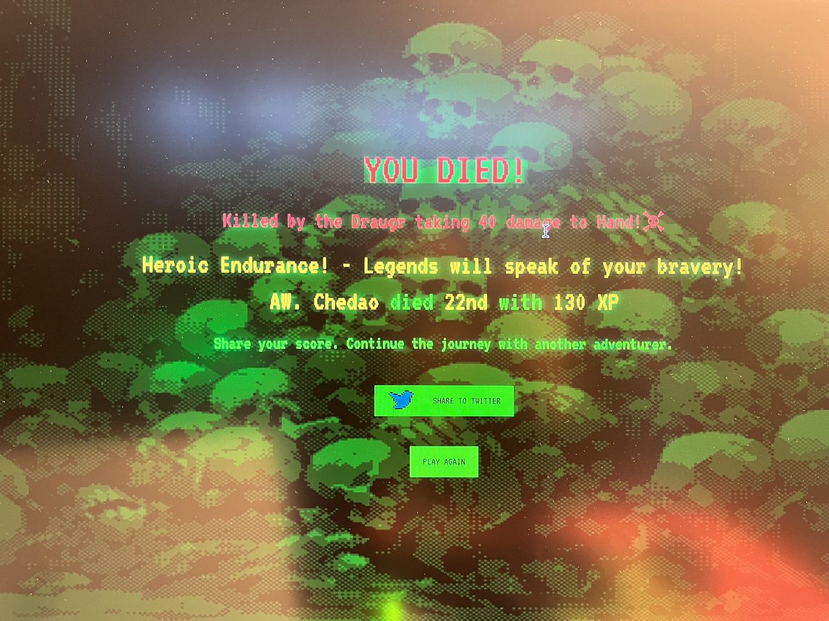 rex_tempo's tweet photo. Last day
Lost the Loot survivor tournament 
Lost $500 LORDS @LootRealms 
Lost everything😩 https://t.co/kefhjFpq45