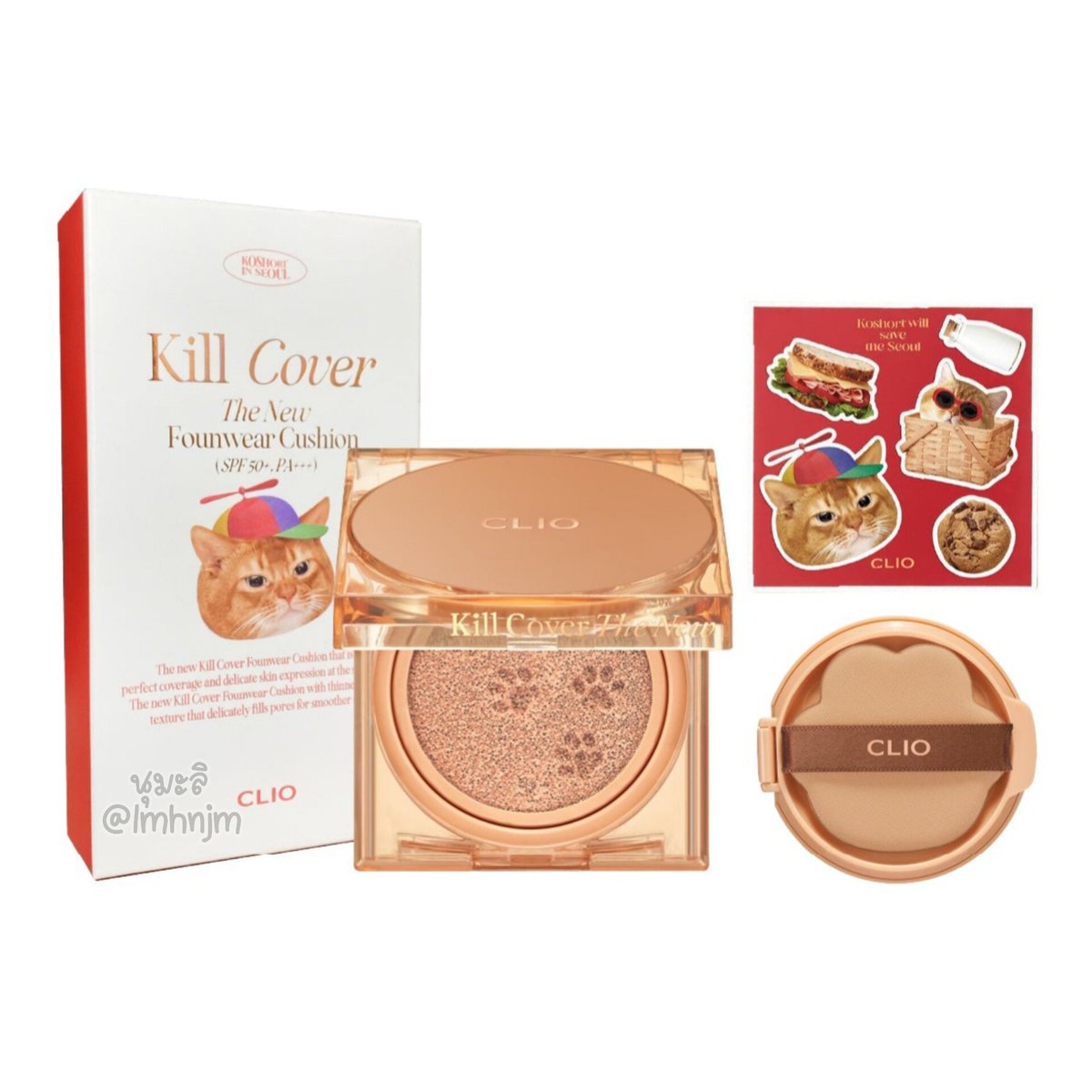 lmhnjm's tweet photo. ꔛ รีทวิตแจก200฿ -โปรค่าส่ง19฿/9฿
#CLIO Kill Cover Founwear Cushion
– คุชชั่นสูตรเดียวกับตลับดำ
บางเบา ไม่ติดแมส ติดทน 72ชม.
ปกปิดเรียบเนียน เบลอรูขุมขน
🧡พร้อมส่ง 559฿
เซตตลับจริง+รีฟิล+Sticker
03 Linen
04 Ginger
#สกินแคร์เกาหลี #cliocushion https://t.co/u4F3KIqu9s