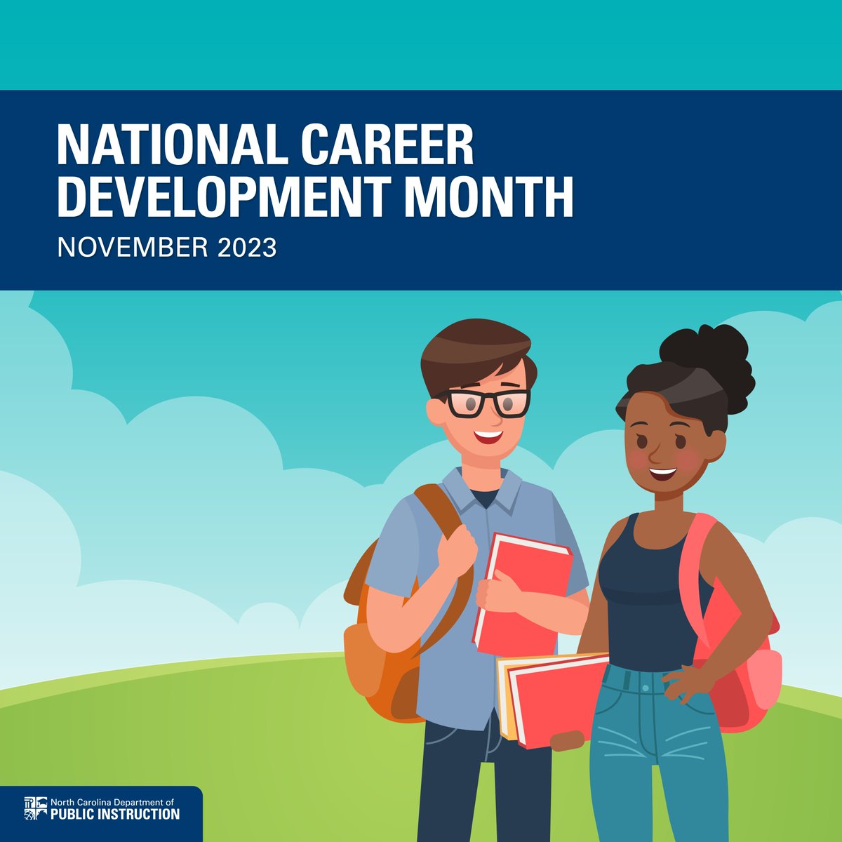 Nov. is Natl. Career Development Month, a time to promote benefits of career development to students by showcasing various career pathways &amp; opportunities. NC Portrait of a Graduate complements those efforts, ensuring students are prepared for a range of postsecondary prospects.