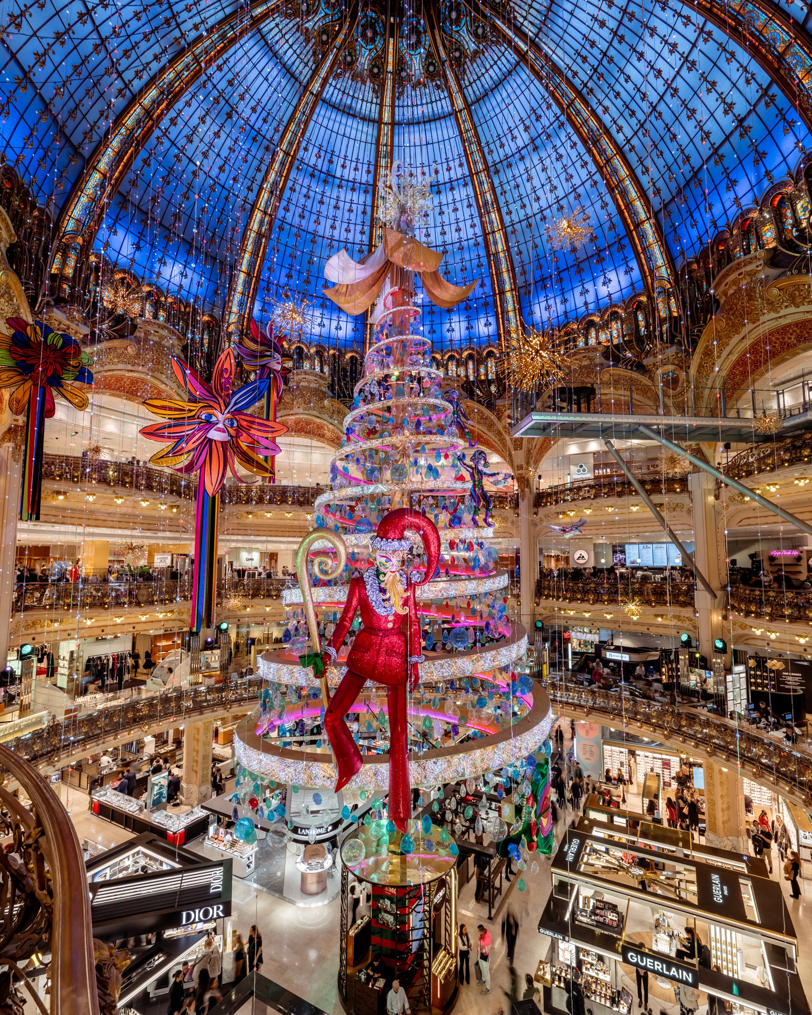 Ouverture dessus  Galeries Lafayette