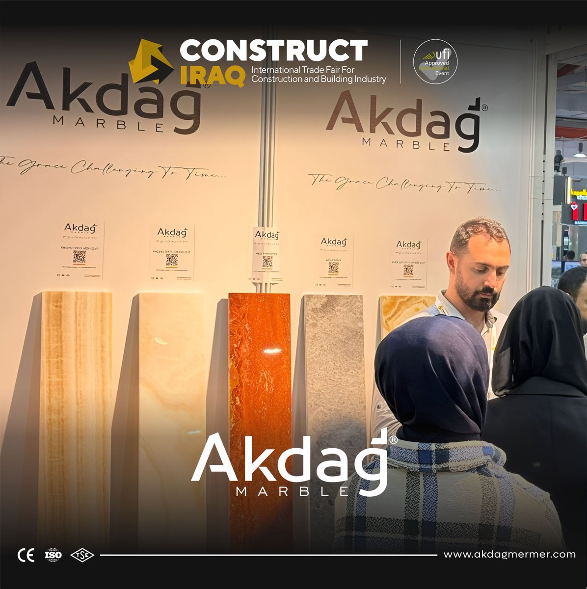 akdagmarble's tweet photo. CONSTRUCT IRAQ / ERBIL 2023
We would like to express our sincere thanks to all the valuable participants and guests who visited our stand on the last day of the exhibition.
#constructiraq #constructingtogether https://t.co/pMIcFy27dE