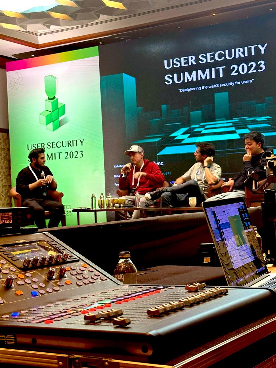 ChainPatrol's tweet photo. 🎤CEO, @ChainPatrol, @NikitaVarabei speaking at @EFDevconnect 

✨USER SECURITY SUMMIT Panel
Hosted by @GoPlusSecurity https://t.co/YUV10TinBo