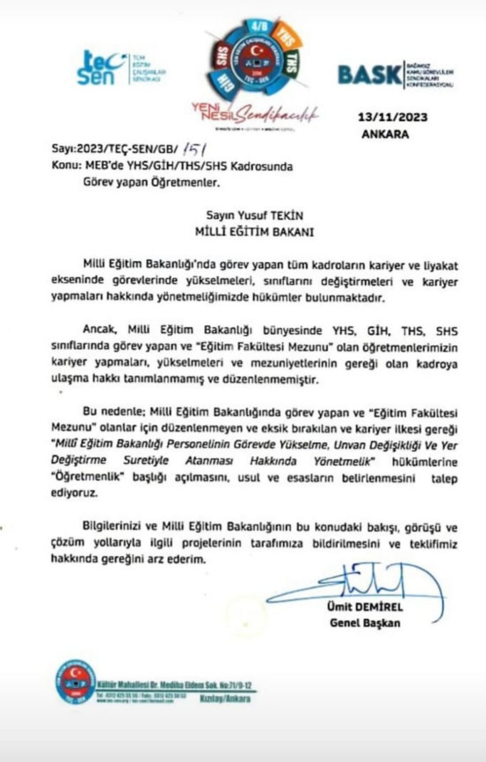 <a href="/TRogretmen/">Öğretmen TR 🇹🇷</a> <a href="/cftcblnt/">Bülent ÇİFTCİ</a> Kurum içi ve kurumlar arası yer değiştirme yönetmeliği değişsin.
11 yıllık #MemurÖğretmenler mağduriyeti son bulsun