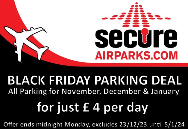 👀 Black Friday Early Access, Ends Monday at midnight be quick and please share…. secureairparks.com