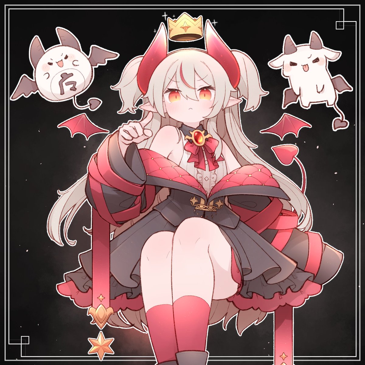 もち様に「まおうさん」 の新衣装を描いていただきました！ありがとうございます！
新衣装と、もち様のイラストがとてもマッチしてとてもかわいい！！
#魔王への報告