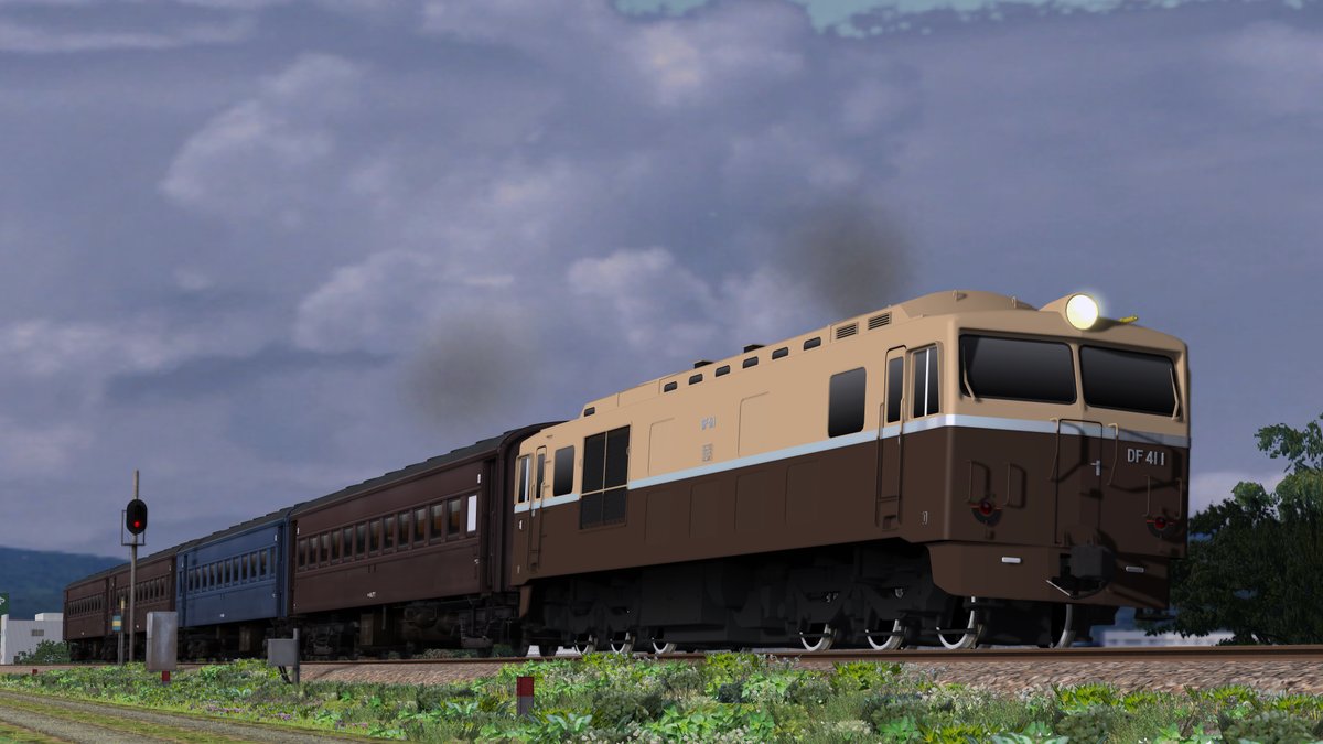 ar2bacp's tweet photo. RailSimリリース20周年おめでとうございます！
ささやかながら、記念として国鉄DF41形を公開しました。

#RailSim #RSPI公開情報
https://t.co/CVtbOyKW1A https://t.co/ZfcAHGKTI4