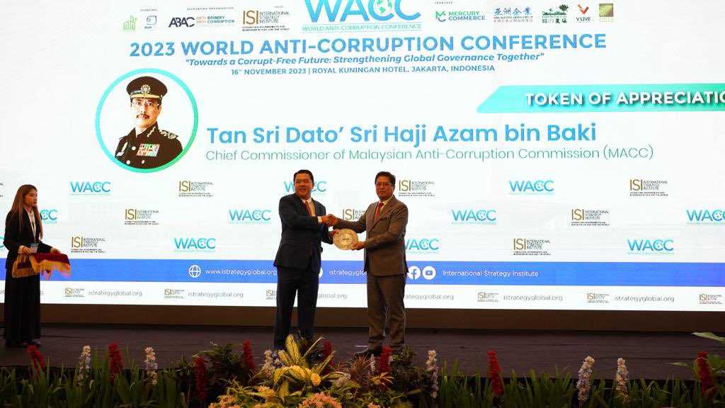 Persidangan Antirasuah Sedunia (WACC) 2023: SPRM Diiktiraf Di Peringkat Global Jakarta, 16 November - Suruhanjaya Pencegahan Rasuah Malaysia (SPRM) kini semakin diiktiraf dan menjadi sebahagian daripada entiti yang mencegah serta memerangi rasuah di peringkat global.