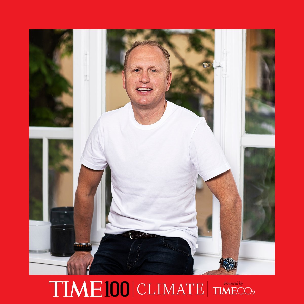 karinhallstan's tweet photo. Some people sit around and wait for someone else to make a move, or for the next "perfect" solution. Henrik acts.  
This is well-deserved recognition for his leadership and engagement to drive sustainable change. @TIME #TIME100CLIMATE @H2GreenSteel https://t.co/URONG46N1e