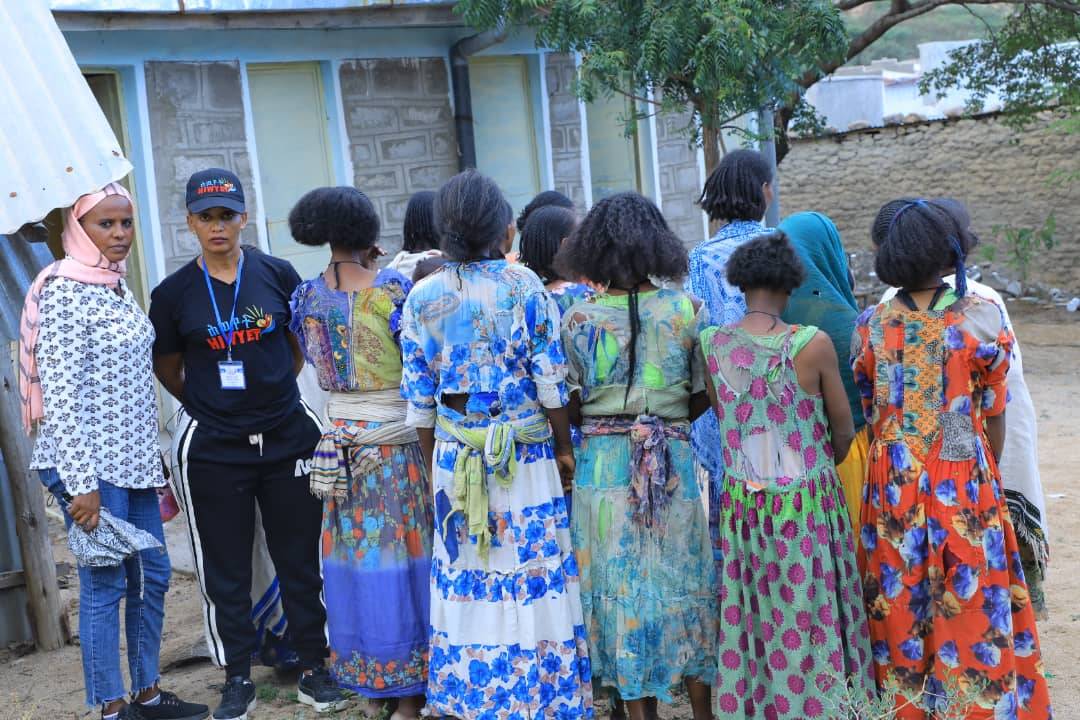 These #Tigrayan women &amp; girls couldn't face the camera, fearing social stigma &amp; retraumatization. 
They're victims of #GenocidalRape during the #TigrayGenocide. 

Victims should get proper medical &amp; psychosocial support before they become survivors. 

Credit: <a href="/MeseretHadush/">ሕውየት</a>