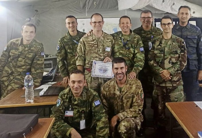 Soon to complete Leg Four of my trip away from home that began on 1 October having been on Exercise GORDIAN KNOT the Greek Multinational NATO Deployable Corps HQ. Great exercise and progress made.