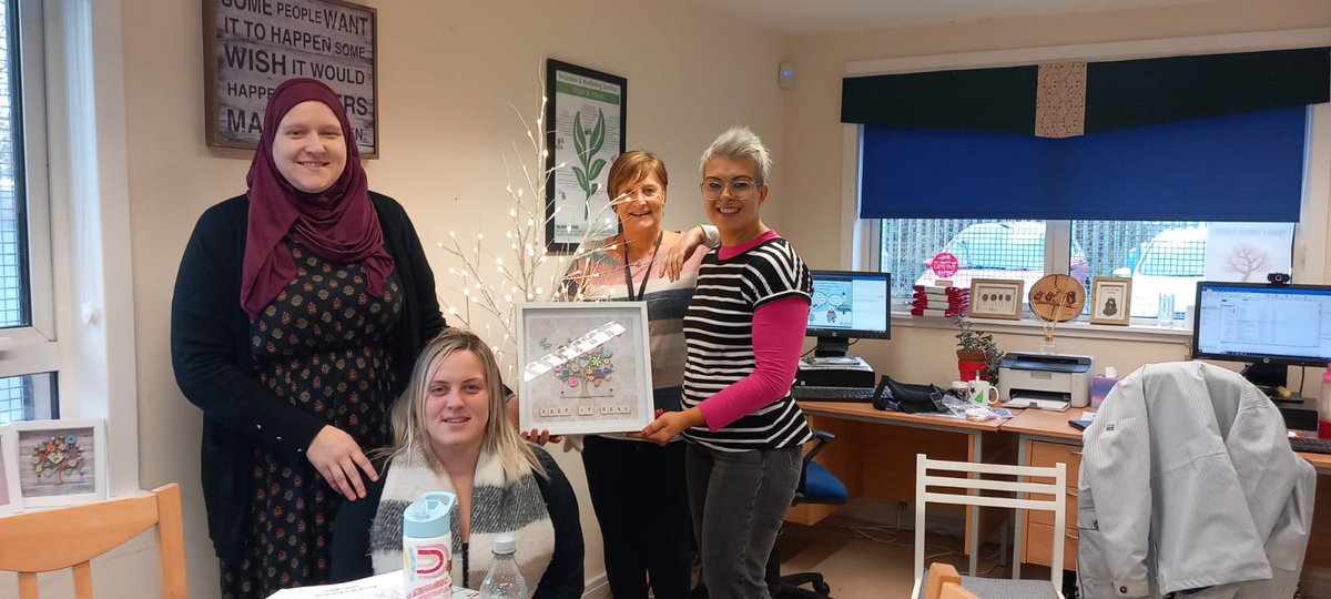 IWBS_Family's tweet photo. One of our parents will be leaving our group. 
She made us a beautiful parting gift of a picture that will be cherished. 
We wish her good luck in the future.

Also, a sneak preview off some of our crafts that will be on sale on 13th  Dec at our Christmas Fayre.  (10-12PM). https://t.co/yXjj7opThO