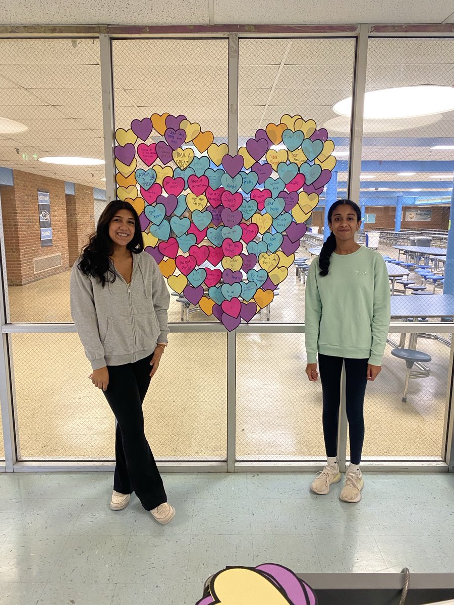 National Kindness Week… Principal’s Advisory students worked with their peers to share positive messages ❤️❤️❤️ #wersr