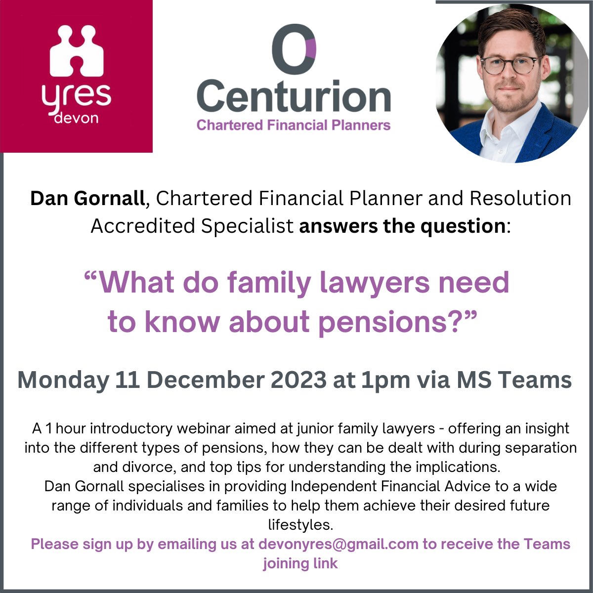 yresdevon's tweet image. Our last training event is taking place next month: