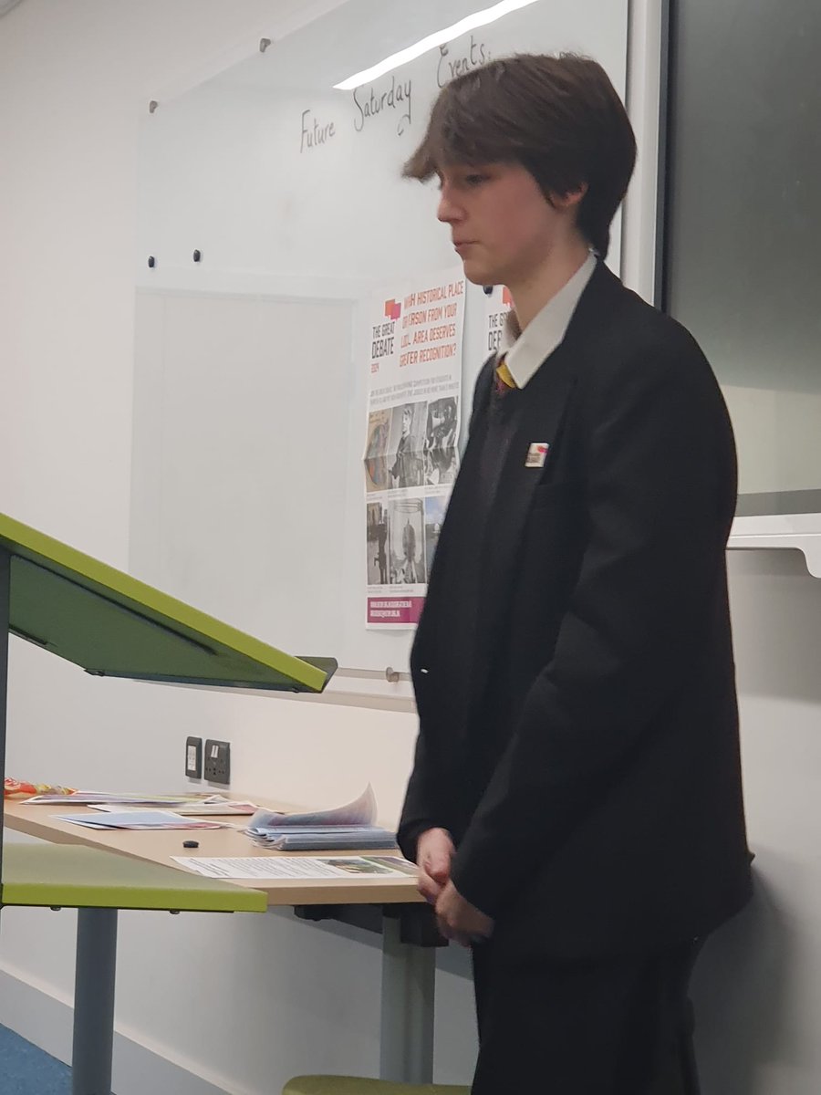 TheCryptSchool's tweet photo. Ruth Humble represented school as part of the Historic Association's 2024 Great Debate, pitching why Beatrice Webb is an under-rated local figure. 7 local schools all competed and the judges were clearly impressed with Ruth's presentation, finishing in 2nd. Well done Ruth! https://t.co/8rpEOQvdcx