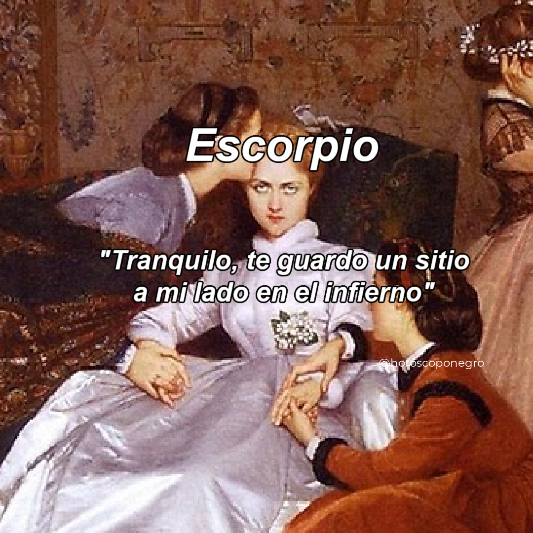 Sí somos 🤣 #escorpio #horoscoponegro
