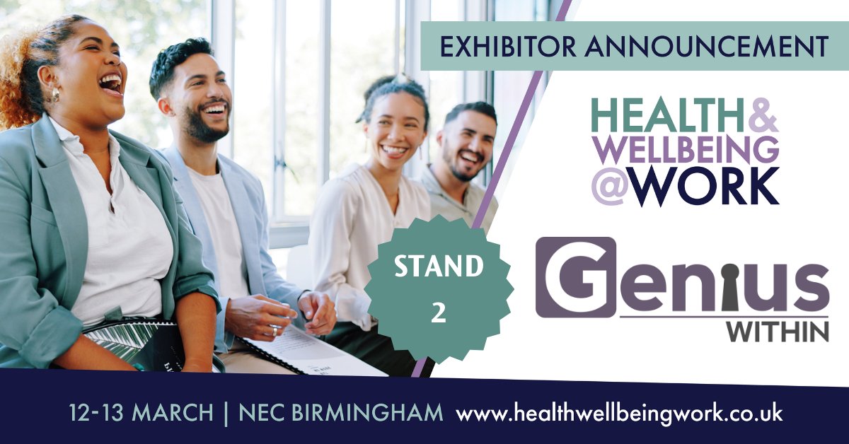 We’re excited to announce that @GeniuswithinCIC will be joining us for 2024, visit them on stand 2! To learn more about our 2024 exhibitors visit: lnkd.in/e3yq4hbF Register your interest for our 2024 event here: bit.ly/3NEs6yv #HWW2024