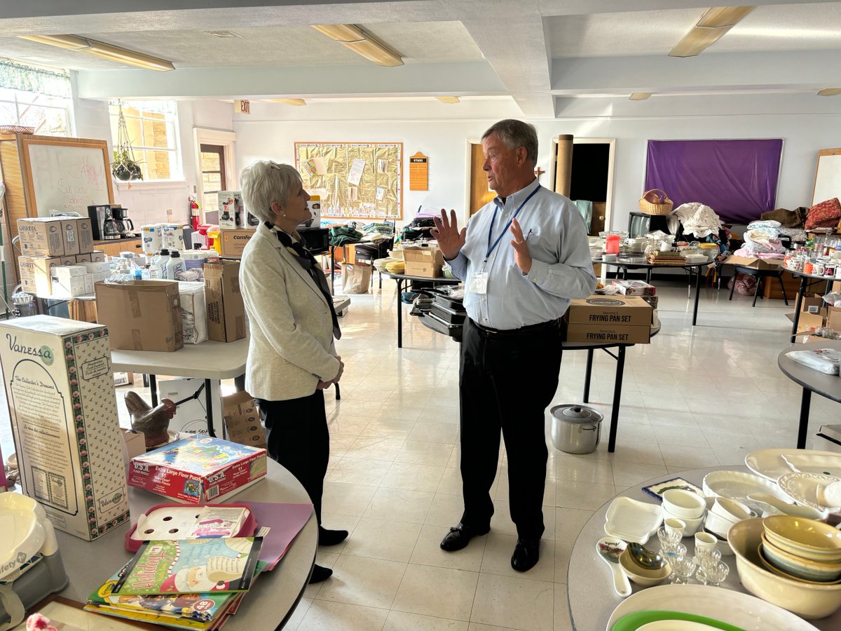 When downtown Oxford experienced a devastating fire, the community came together to help their neighbors restore and rebuild. I was glad to visit St. Christopher's to see some of the donated goods that will be distributed to impacted residents. This is the power of community.