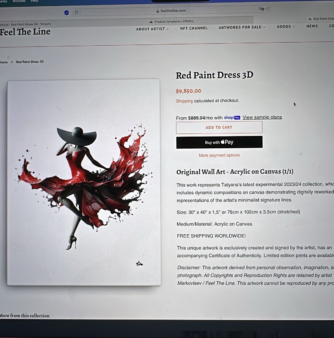 New Feel The Line 3D art is available at feeltheline.com! ❤️👠

#ecommerce #artwork #art #artsale #wallart #canvas #originalart #artist #moda #fashionblogger