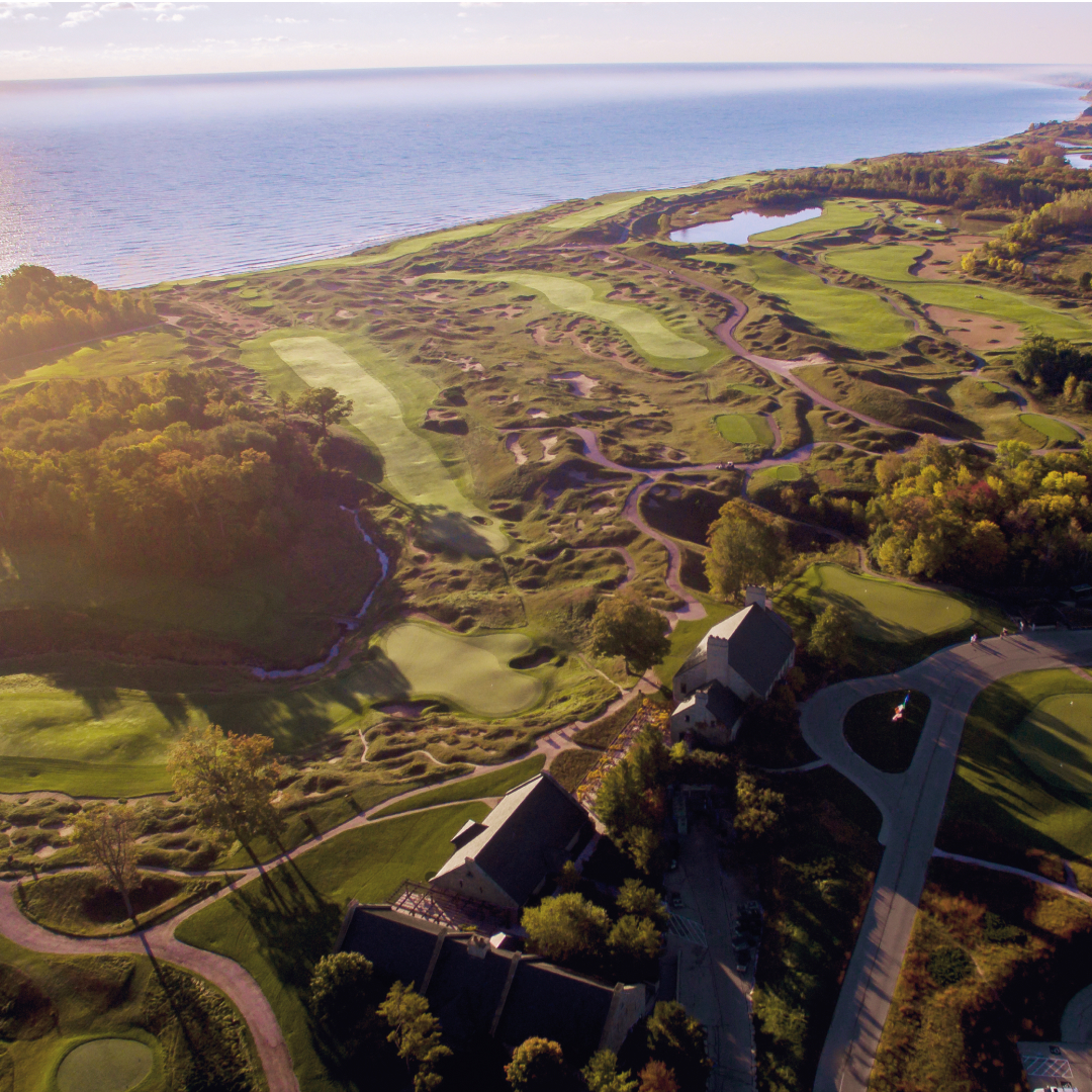 GolfKohler's tweet photo. A hazy sunrise awakens The Straits.

How would you describe the course's view of Lake Michigan?

#GolfKohler #WhistlingStraits #LakeMichigan #BucketListGolfCourses https://t.co/2G5umxad8W