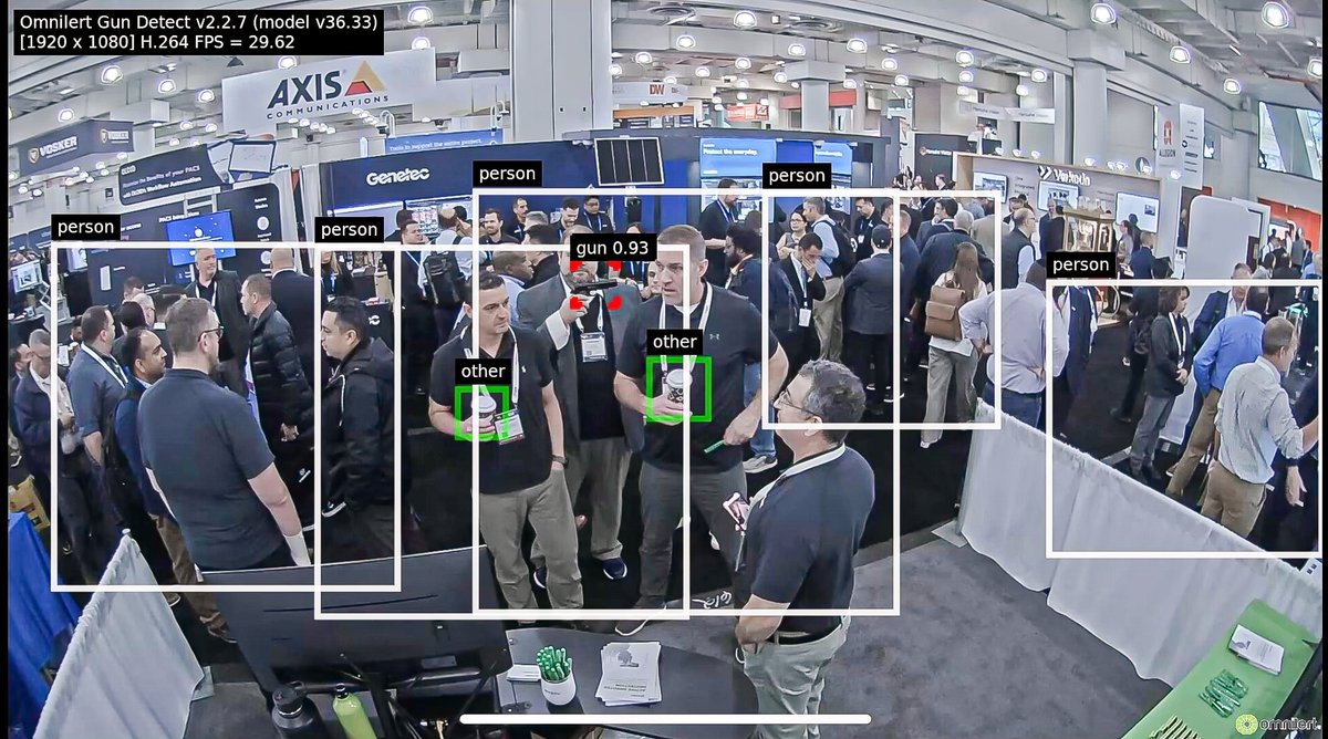 omnilert's tweet image. Today is the last day to stop by booth 612 at #ISCEast for a live demo of Omnilert Gun Detect! Come see how our #AI-powered visual gun detection technology can help keep your students and staff from #GunViolence.