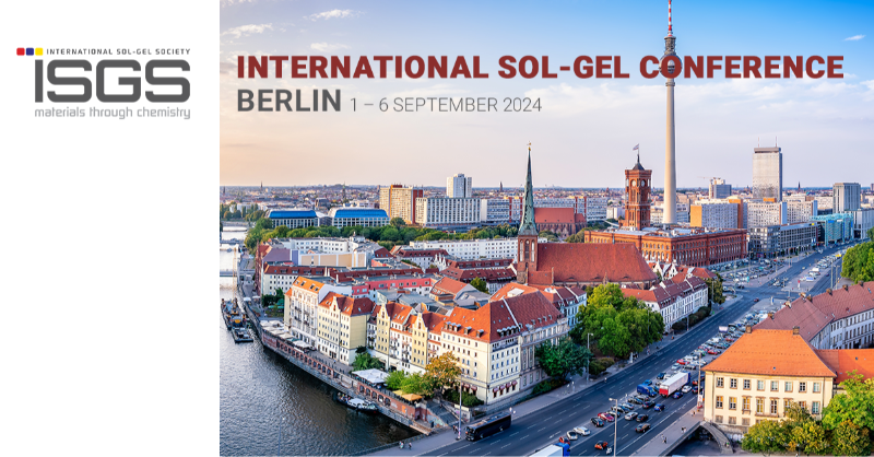 SolGel2024's tweet photo. 🔬 The 22nd international Sol-Gel conference in Berlin
📆 September 01-06, 2024
🎙 Very experienced speakers
🏅 Awards to promote excellence
🎻 Social activities to network
📜 Publication opportunities
📝 Submit now!