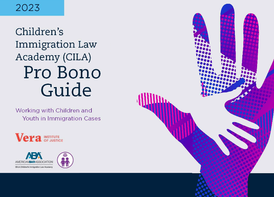 CILA's 2023 Pro Bono Guide is now available! This resource covers foundational information for pro bono attys & advocates new to working on immigrant children’s cases. Read our blog post + access the guide here: cilacademy.org/2023/10/26/cil…
