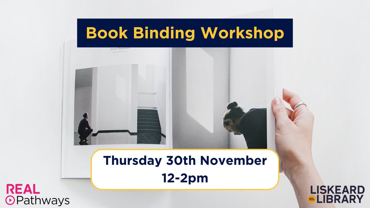 Learn a new skill and get creative at our Book Binding Workshop on 2.11.23, 12-2pm

In this relaxed session you'll learn how to bind a book with guidance. Make a notebook for yourself, a photo album for a loved one, or whatever you'd like!

hubs.la/Q0280Fxj0