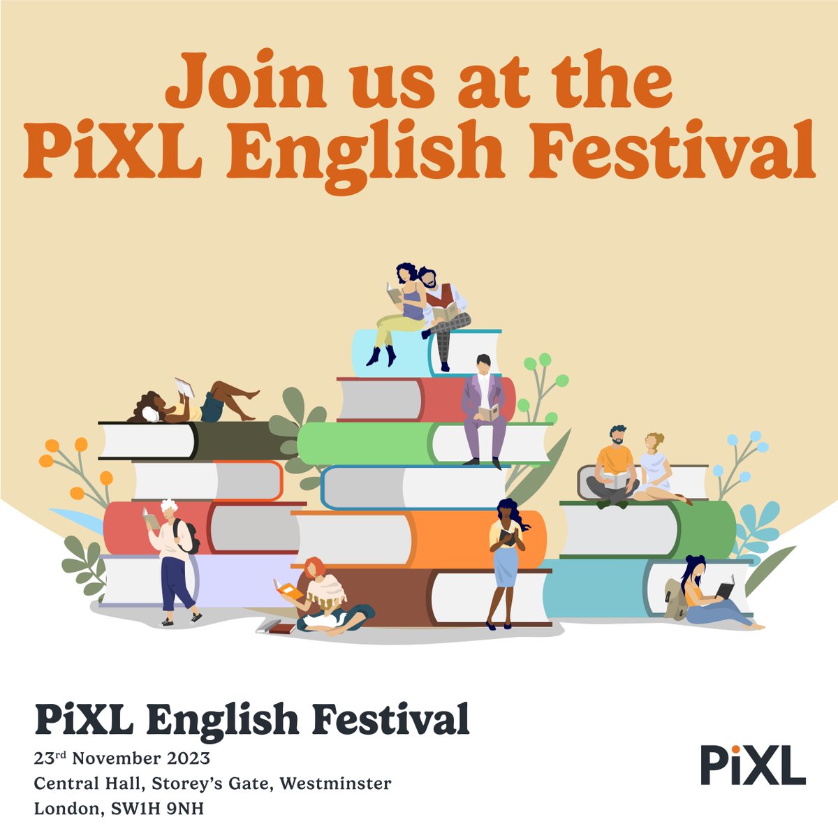 Our highly anticipated #PiXLEnglish Festival is only 1️⃣ week away 😱 ❗️Last chance to secure your spot! 👉ow.ly/vQcI50Q8cH7 Not a #PiXLMember? You don't have to miss out! Get your ticket here: 👉ow.ly/OKOs50Q8cH6 #Secondary #Post16