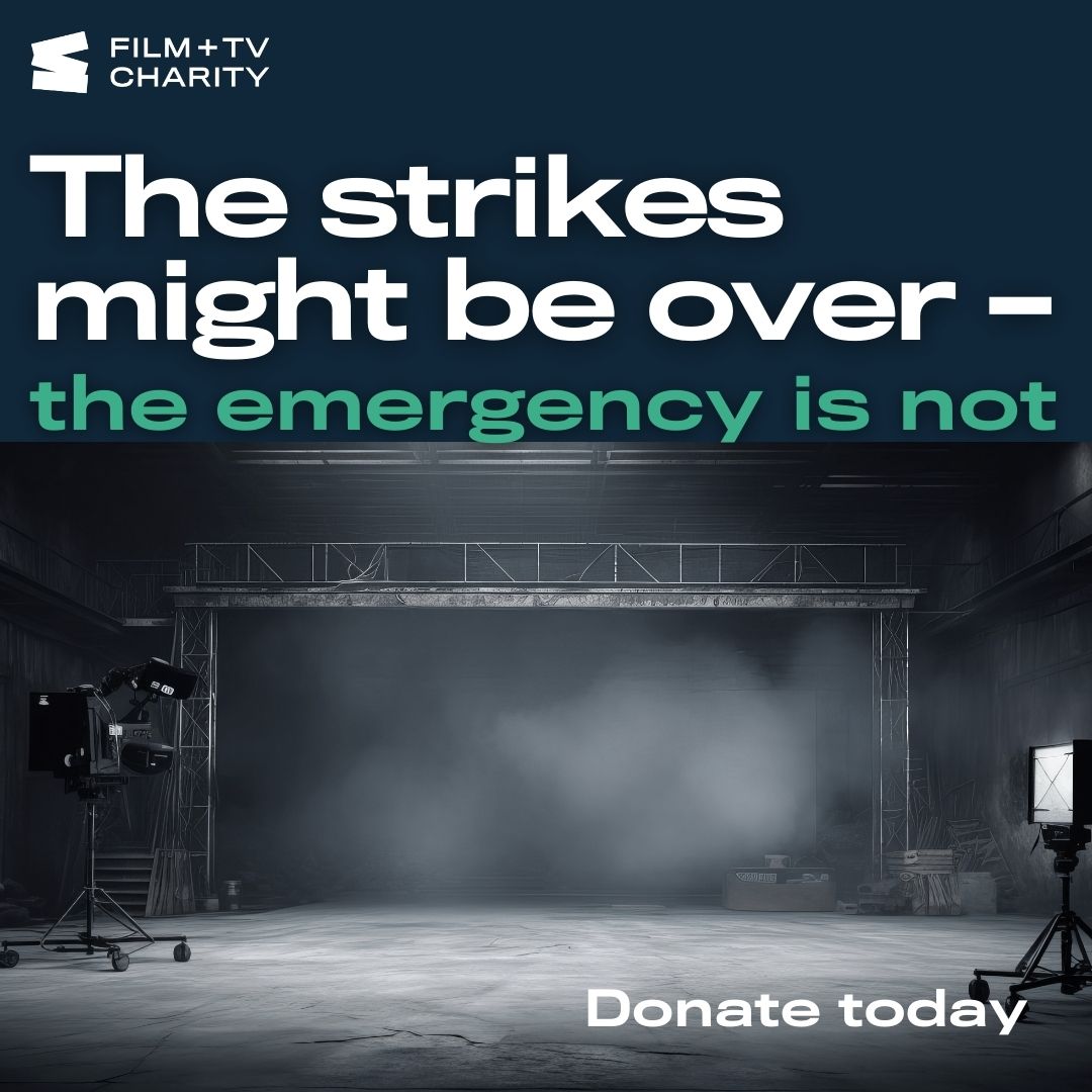The strikes might be over, but for many industry workers, the crisis is not. The cost of living is soaring, and up to 75% are out of work. Help us be their lifeline by donating today 🔗bit.ly/47yoZRk