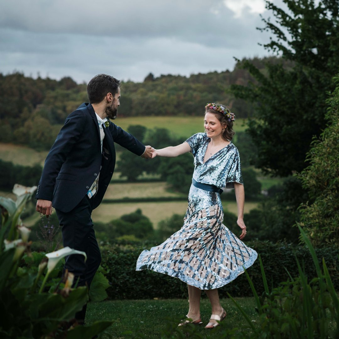 linusmoran's tweet photo. We are strong believers that you should do your wedding your way.

Rosie decided to wear this amazing sequin dress and we can’t help but to love.

Are you more of a traditional bride or would you like to switch it up? https://t.co/s7cCJoVRqu