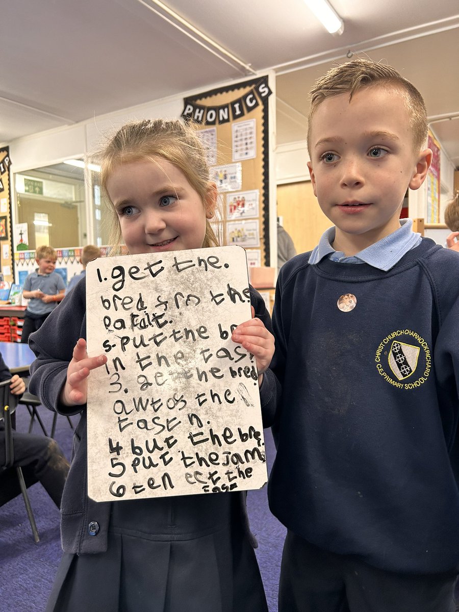 CCCRPrimary's tweet photo. Miss Bridge has been blown away by the Y1s this afternoon! We have been teaching Miss Bridge how to make a sandwich as if she was a computer! We have also been writing instructions to make toast to tell a computer or a robot! 💻🤖#cccrcomputing #cccry1 https://t.co/fcLVYi91pX