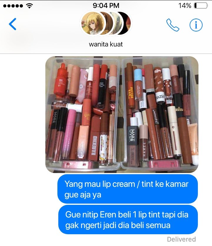 sleep_nthusiast's tweet photo. "Lip tint vs Lipstick"

Eren x Mikasa (Eremika) 

Ketika nanya bedanya lip tint dan lipstick tapi berujung..... 

-an Attack On Titan Fanfiction-

Day 5: our first
#AOTFFWEEK2023 @aotficfess https://t.co/firzLRFiL7