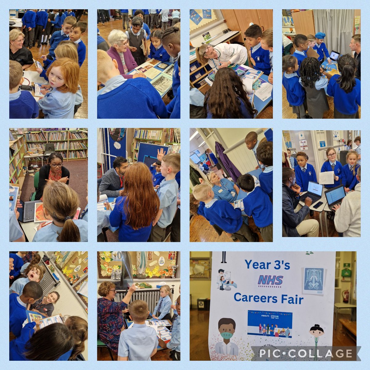 Year 3 have been so inspired by our visitors! 11 NHS workers from a range of careers talked to us about their jobs and training. Mrs Young and Mrs Metcalf hope to see many of our students working for the NHS in the future!