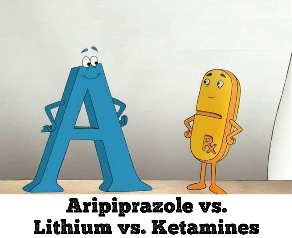 #Lithium and IV #ketamine rose to top for both efficacy and tolerability in treatment-resistant #depression in new network metaanalysis of 22 trials, surpassing esketamine (Spravato) and aripiprazole (Abilify)
pubmed.ncbi.nlm.nih.gov/37949235

More updates:
podcasts.apple.com/us/podcast/ket…