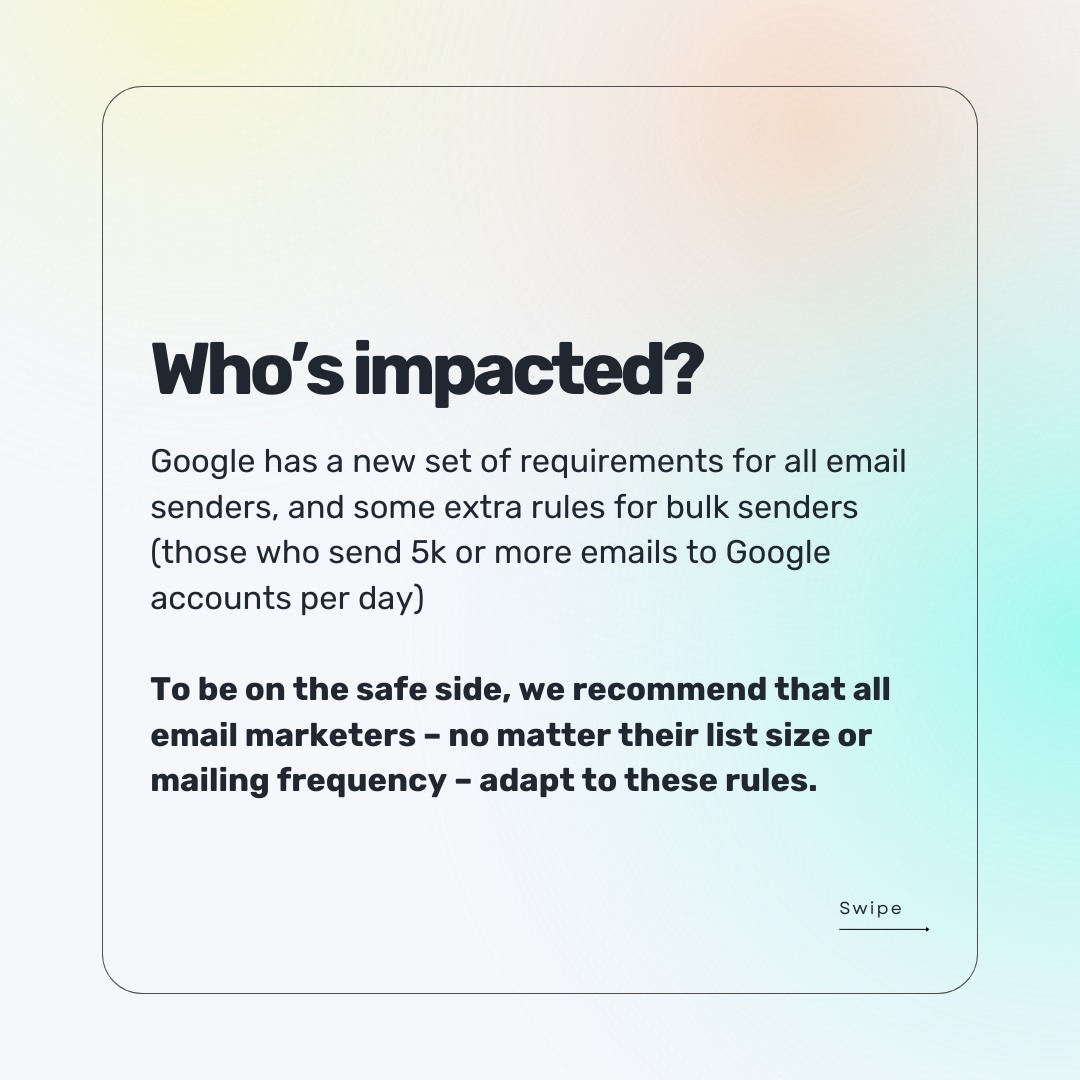 getresponse's tweet photo. 🚨 Big email marketing news:
Gmail and Yahoo! are shaking things up in the email world with significant changes arriving in February 2024, affecting email authentication and spam prevention policies.
#emailmarketing #emailnews #emailmarketer #emailtips #digitalmarketing https://t.co/dke1cpSci0