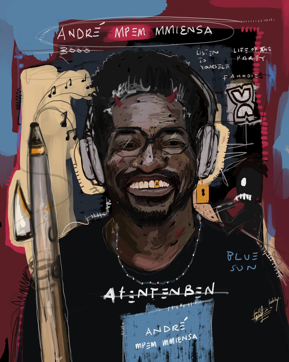 phaces_god's tweet photo. “Atentenben”
Portrait profile of @andre3000 
Prints available 
#andré #procreate #andre3000 https://t.co/8VxaSR8r2q