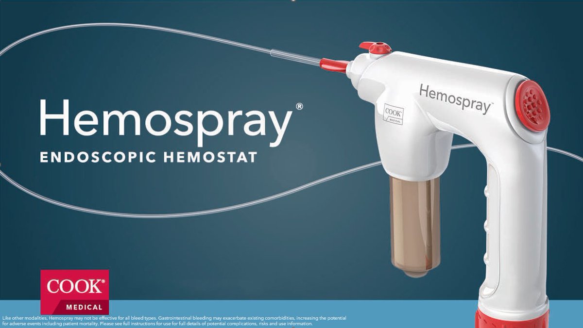 CookMedSurg's tweet photo. Check out the RCT data on Hemospray

Learn more about what the data say about the immediate hemostasis and 30-day rebleed rates: https://t.co/llTg4VL7I0

Click here for more on Hemospray: https://t.co/3SHZZXT7yz
#endoscopy #cookgastro #hemostasis 
IFU: https://t.co/cwpOLiMHBb https://t.co/nuDQoxBcJH