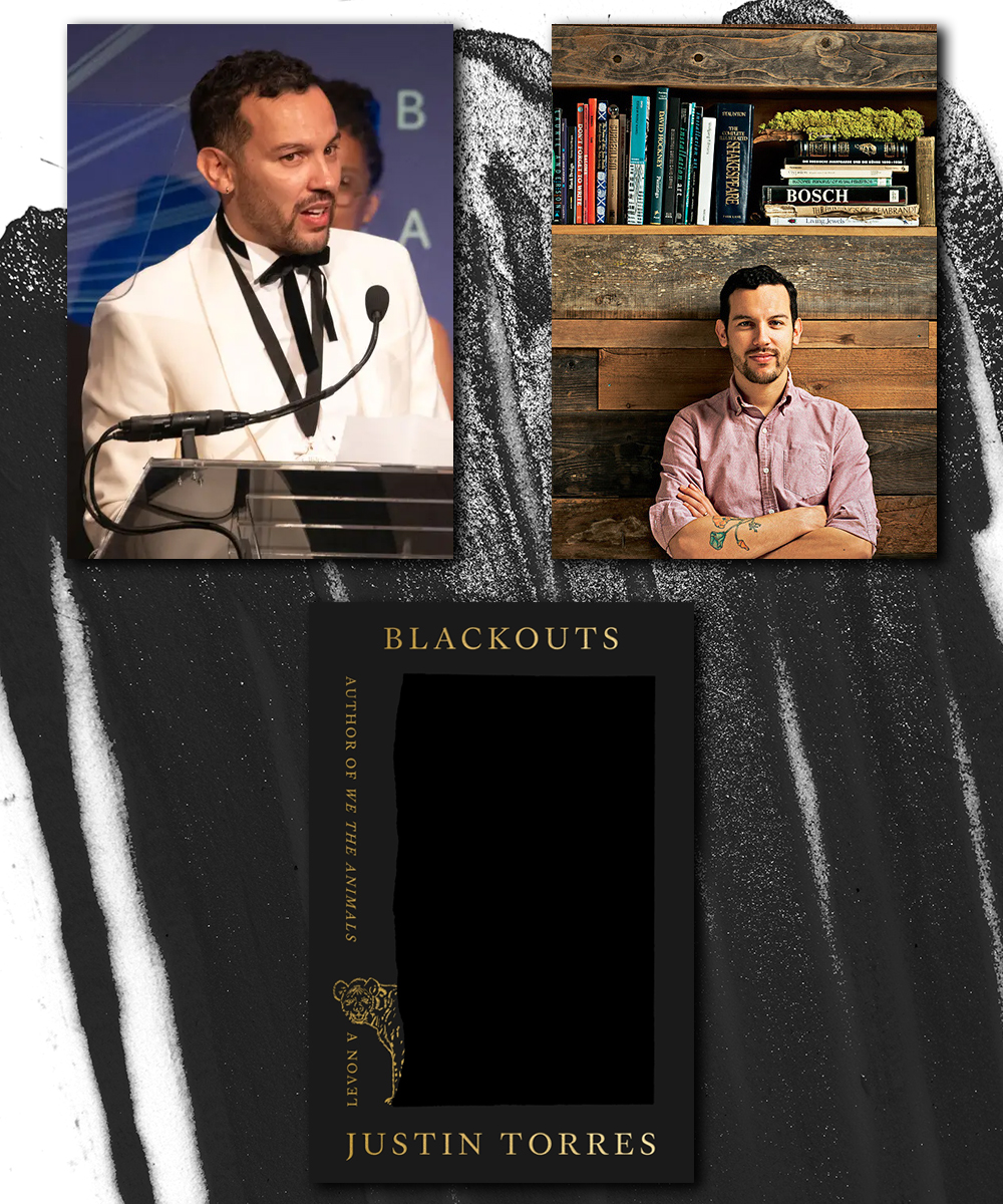 Congratulations to Justin Torres for winning the 2023 National Book Award for his novel Blackouts, his widely acclaimed, genre-defying novel about erasure and queer history. #JustinTorres #NationalBookAward #LiteraturePosts #Literature #lgbtqbooks #bookstoread #authors #books
