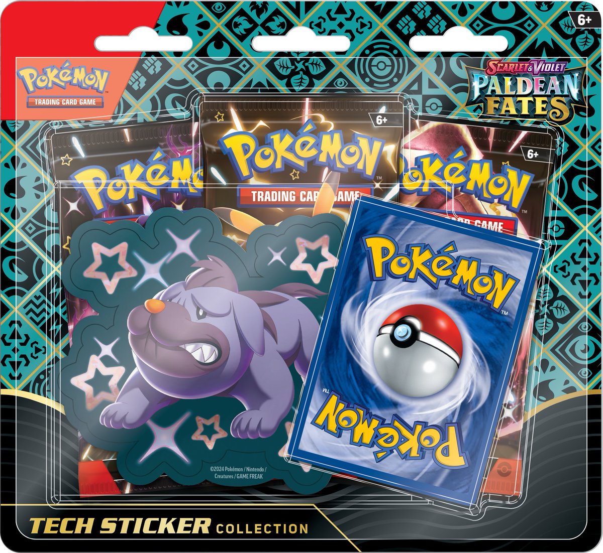 ポケカ海外】 「Paldean Fates Tech Sticker Collection」の情報が公開