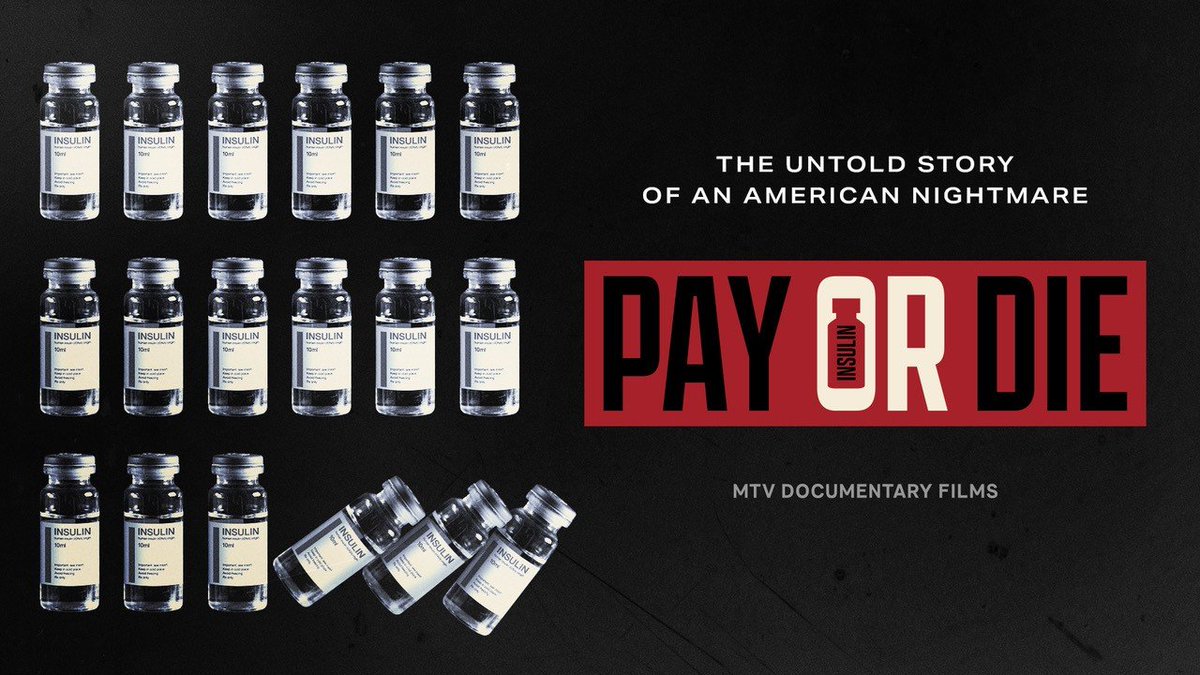 NSmithholt12's tweet photo. Now streaming on Paramount+
Let me know if you have viewed it and your thoughts please.
#LongLiveAl
#mtvdocs
#ParamountPlus
#PayorDie
#insulin4all
#postroadproductions https://t.co/vHEHPtsr7f
