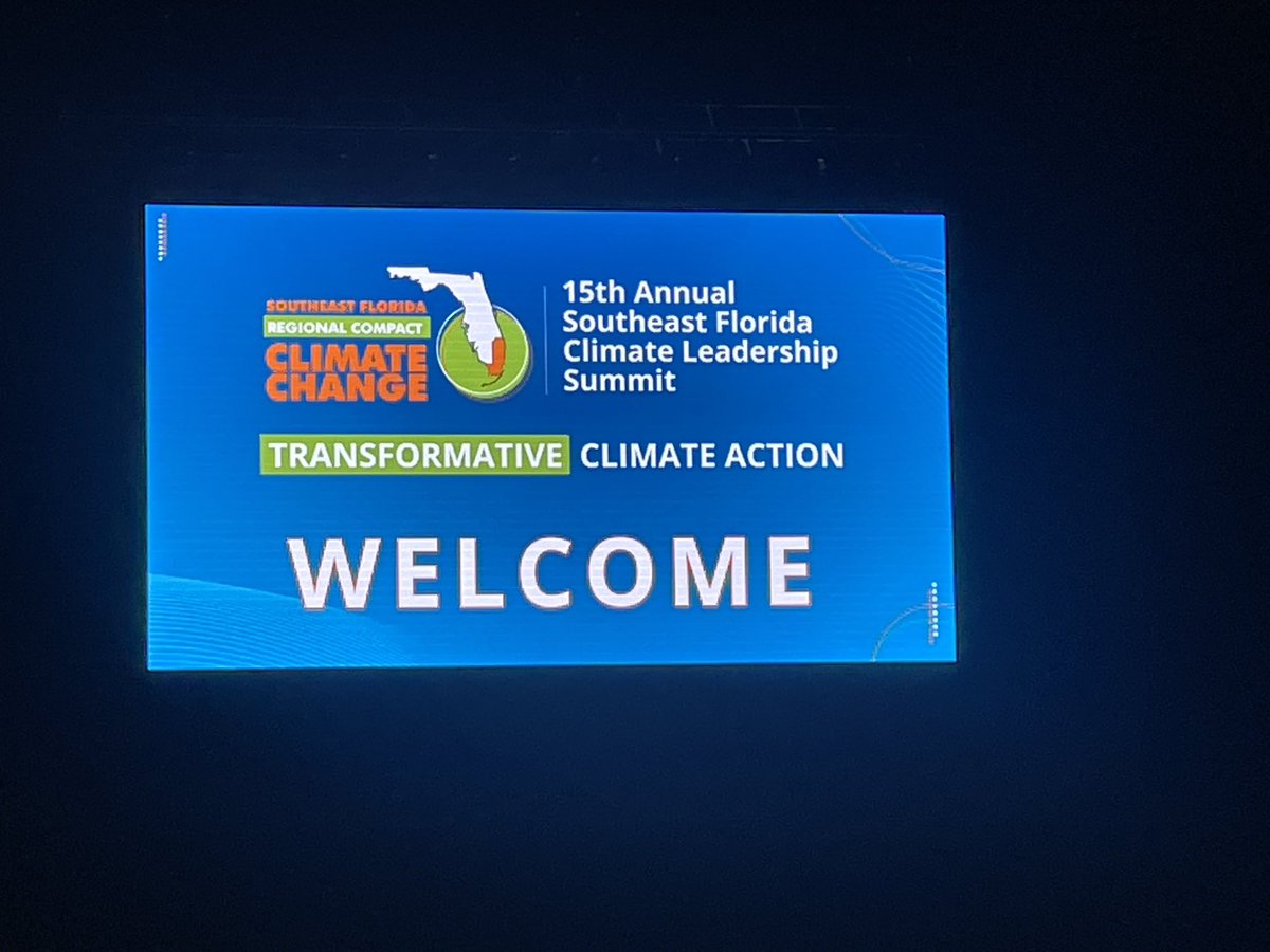 Glad to be attending #ClimateSummit2023 but had a lesson in extreme weather and flooding on the way down last night. The event is still on and just about to start.